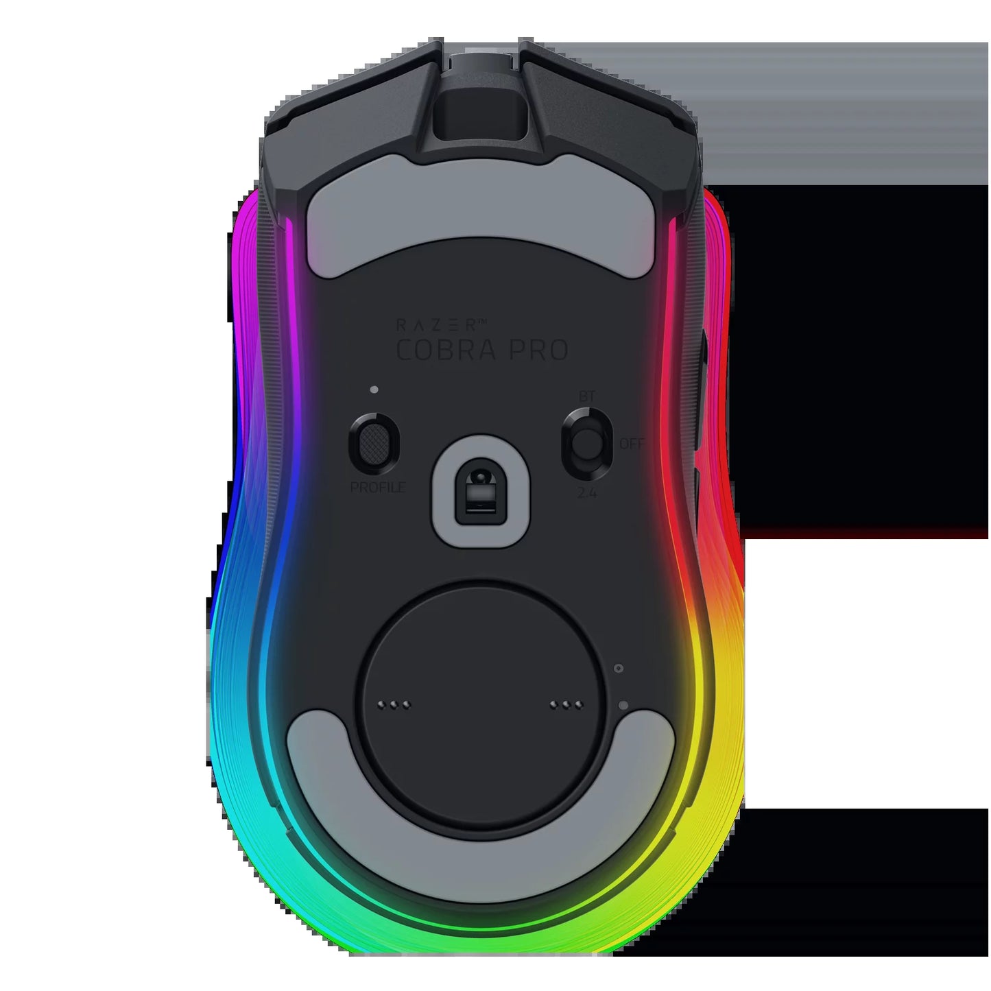 Cobra Pro Lightweight Wireless PC Gaming Mouse with Chroma RGB, Customizable Controls, 77G, Black