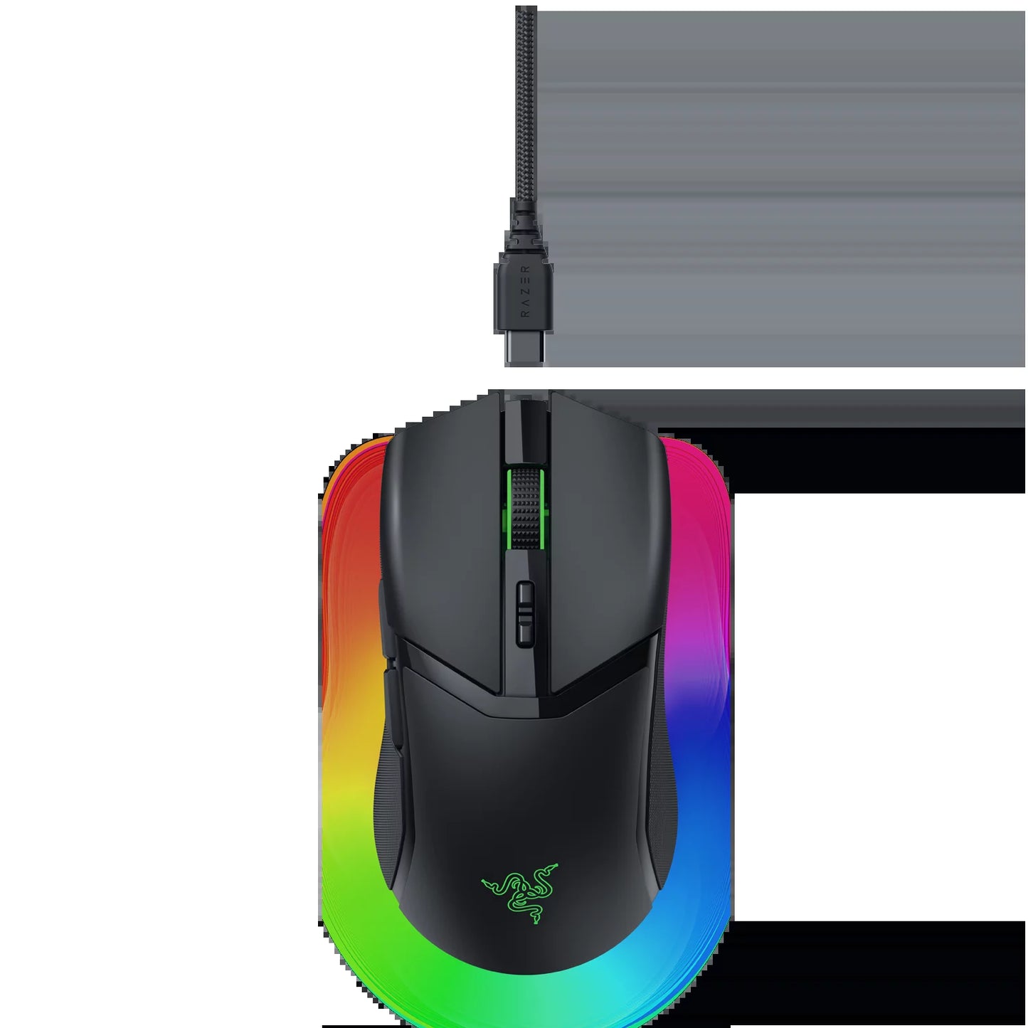 Cobra Pro Lightweight Wireless PC Gaming Mouse with Chroma RGB, Customizable Controls, 77G, Black